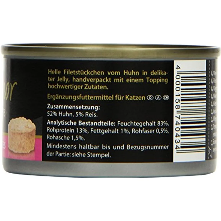 Miamor Feine Filets Huhn & Reis, Katzen-Nassfutter ohne Leber und Innereien, 24 x 100g – Bild 2