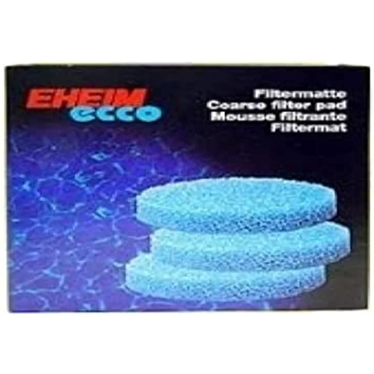 EHEIM Filtermatte für Ecco/Ecco Comfort, 3 Stück, mehrfach verwendbar für biologischen Schadstoffabbau – Bild 2