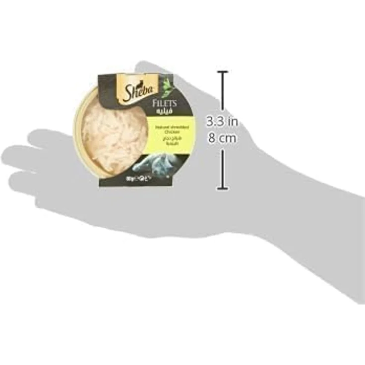 Sheba Schale Filets Huhn, Ergänzungsfuttermittel für ausgewachsene Katzen, 60 g – Bild 2