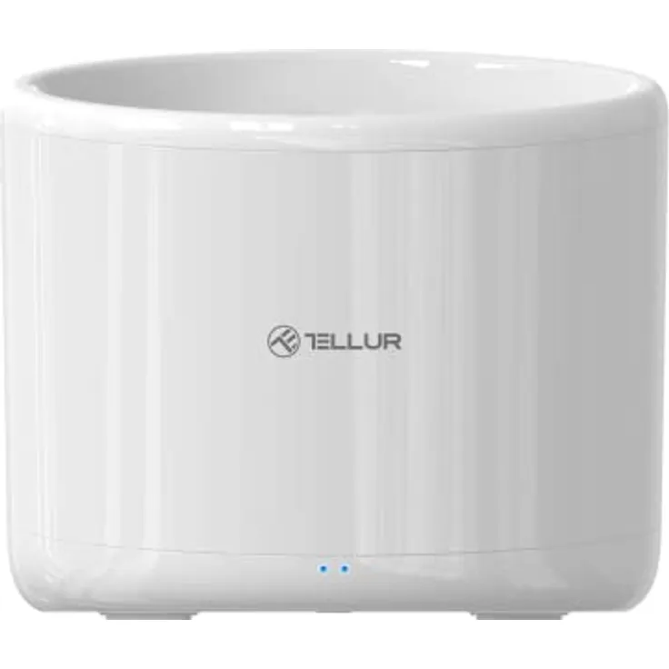 TELLUR SMART WLAN Trinkbrunnen für Katze und Hund, 2L, mit WiFi, Telefon-App, Wassermangelwarnung und UV-Sterilisationssystem