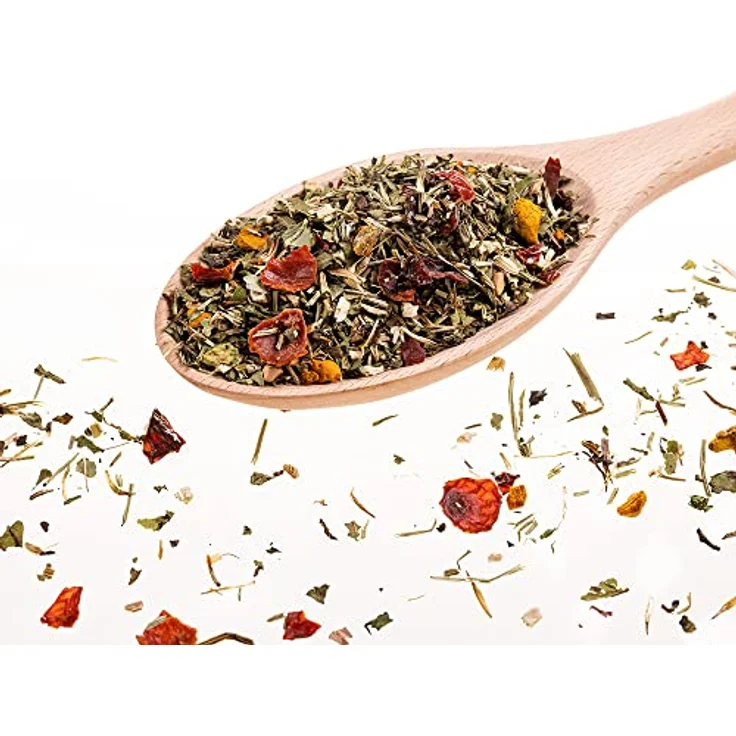 AniCanis Bio Kräutermix Abwehrheld für Hunde, getrocknete Immunkräuter als Futterzusatz, 125g, 100% Bio und vegan – Bild 2