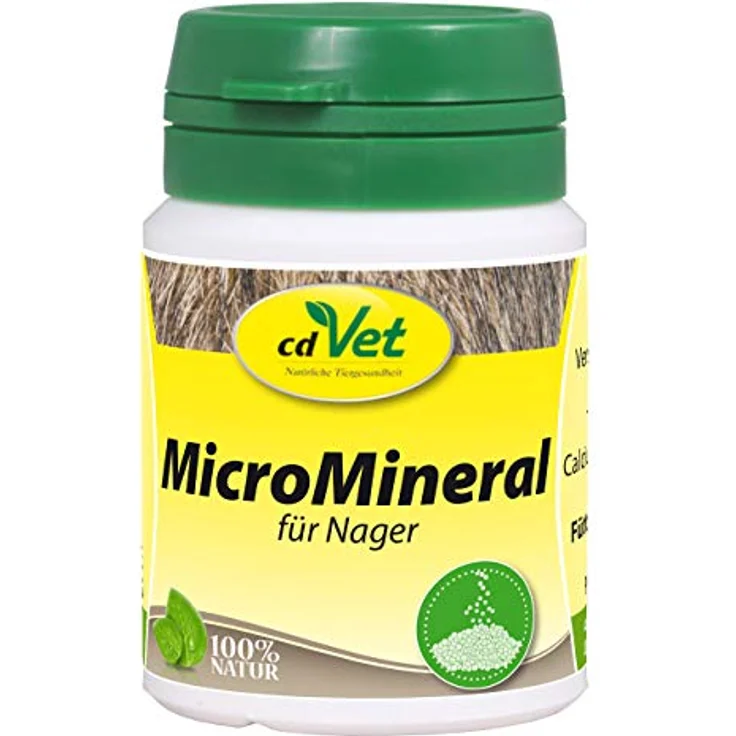 cdVet MicroMineral Nager, 150 g Mineralstoffmischung für Kleintiere mit natürlichen Zutaten