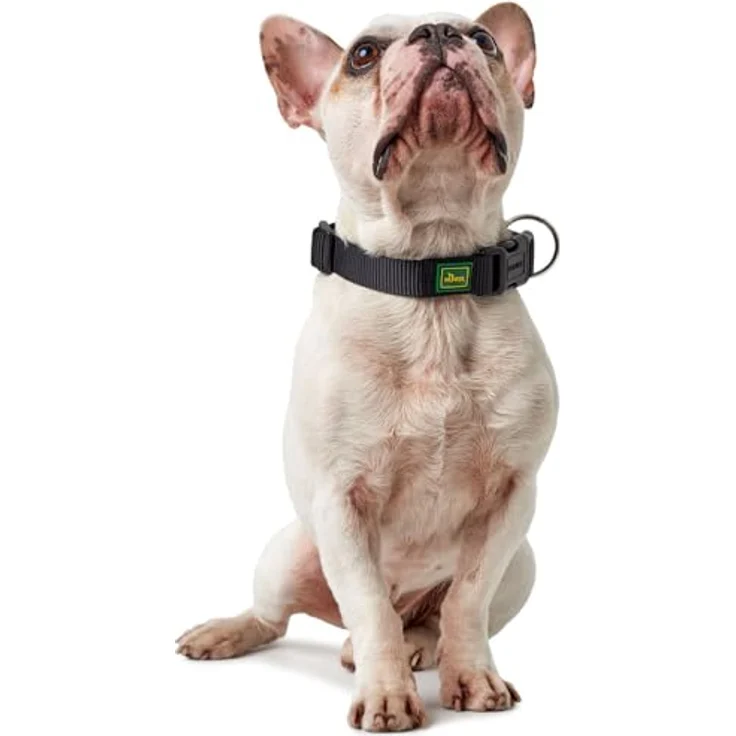 Hunter Tierbedarf Hunde-Halsband Vario-Plus braun, Nylon mit Zugentlastung – Bild 4