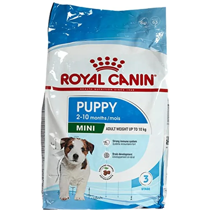 ROYAL CANIN MINI Puppy Trockenfutter für Welpen kleiner Hunderassen, Alleinfuttermittel für bis zu 10 kg, 8 kg Verpackung
