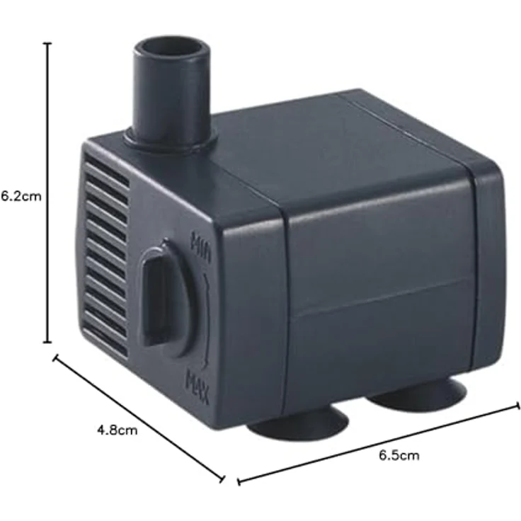 JAD SP-600 Mini-Aquarium-Pumpe 150l/h, 6W, max. 70cm Förderhöhe, 1,9m Kabel, geeignet für Süß- und Salzwasser, geräuscharm, inkl. Vorfilterkammer – Bild 5