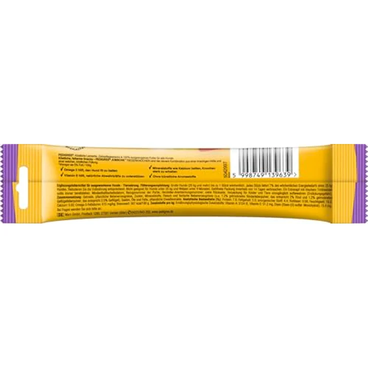 Pedigree Riesenknochen Mixpaket, 12 x 180 g Kausnack für ausgewachsene Hunde mit Rind, fettarm und reich an Vitaminen – Bild 2