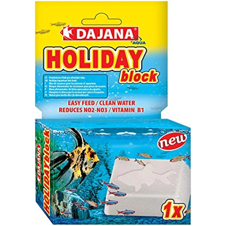 ICA Dajana Holiday Block, Fischfutter für bis zu 14 Tage, 30 g für 20-25 Fische – Bild 1