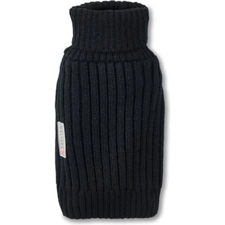 Wolters Strickpullover Ribsty, Hundepullover für kühle Tage, Schwarz, Gr. 20 (Rückenlänge 19-21 cm), weiches & elastisches Polyester, modernes Strickmuster, einfacher Anziehkomfort – Bild 1