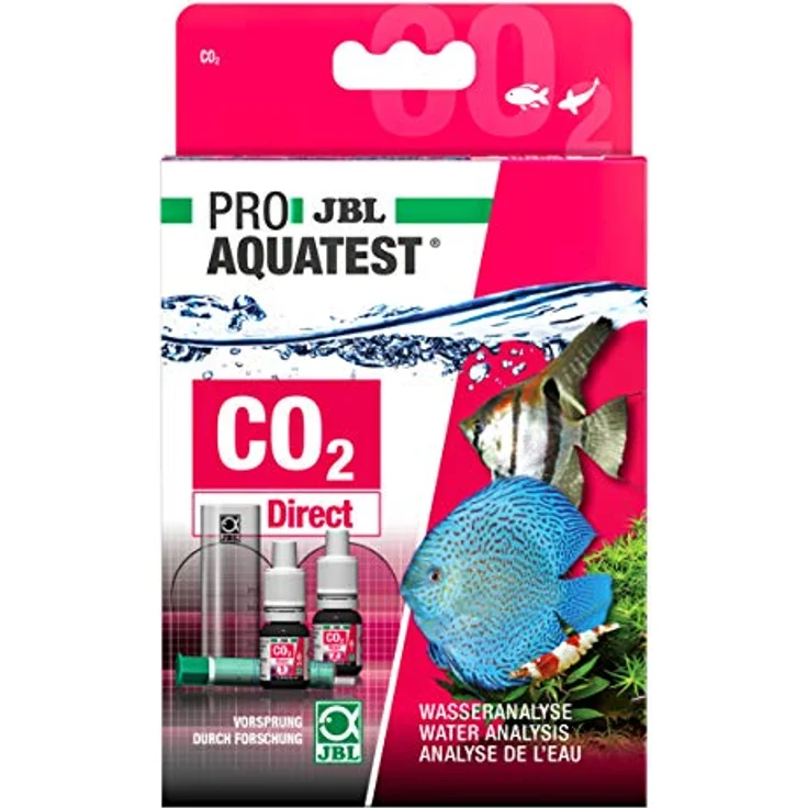 JBL Wassertest-Set ProAquaTest CO2 Direct, Komplettset für Süßwasser-Aquarien mit Reagenzien und Farbskala – Bild 2