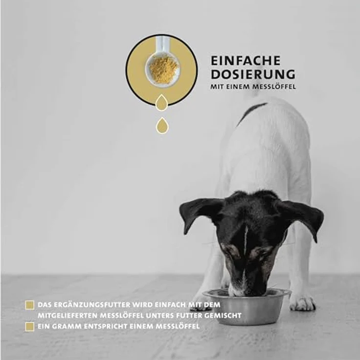 Peticare PetDog Health 2608, Ergänzungsfutter Verdauung & Darm-Mix Pulver für Hunde, 125g mit natürlichen Inhaltsstoffen und CORVITALIS® Komplex – Bild 5