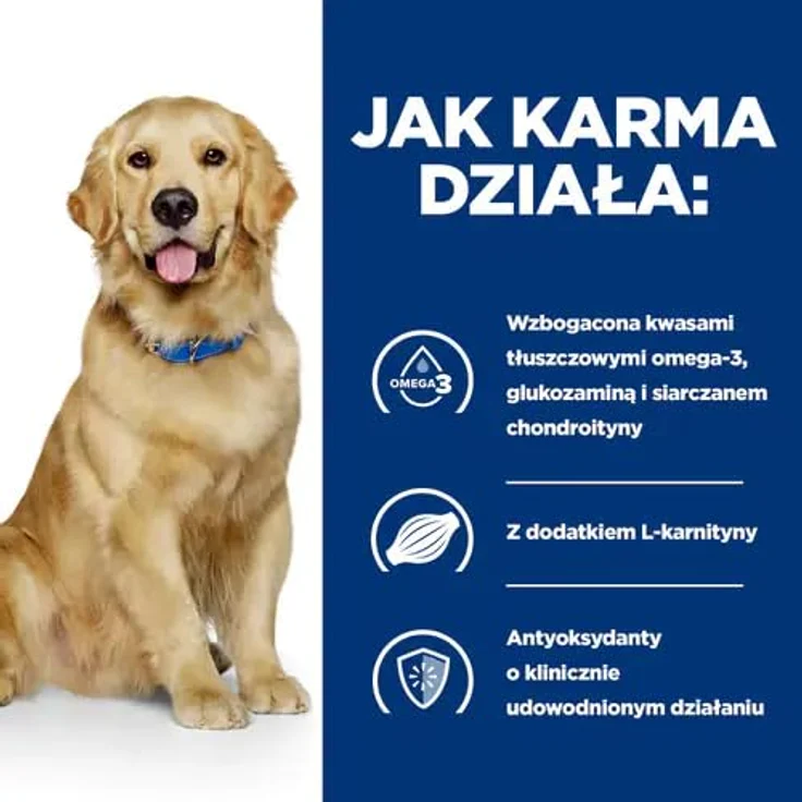 Hill's Prescription Diet j/d Huhn, Trockenfutter für Hunde zur Förderung der Gelenkgesundheit, 12 kg – Bild 5