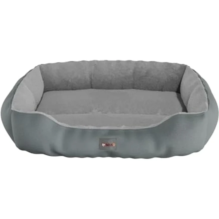 BENNO Hundebett SAMMY, quadratisch 65x50x16 cm, rutschfest, waschbar, Polyester, mit Kauknochen – Bild 7