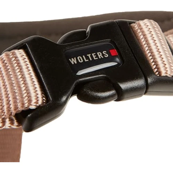 Wolters Professional Comfort Geschirr Gr.2 A, Halsband + Leine für Hunde, champagner/trüffel, sanfte Polsterung, 45-50 cm x 2,5 cm – Bild 2