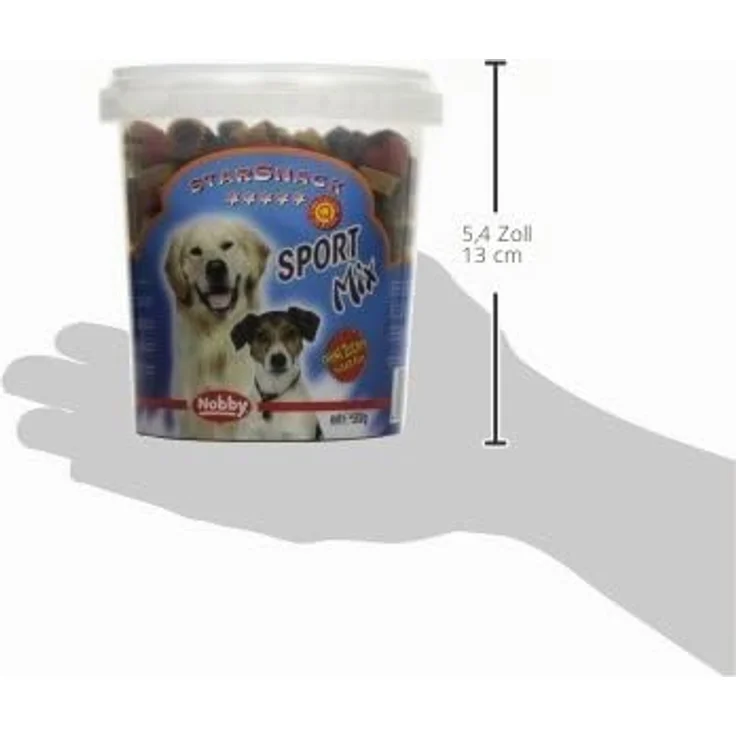 Nobby STARSNACK "Sport Mix", langlebiger Hundesnack, 500 g Dose – Bild 5