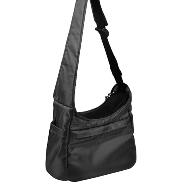 Nobby Tasche PARLA, schwarze Hunde-Transportbox aus strapazierfähigem Meshgewebe, für Tiere bis 5 kg, 37 x 17 x 28 cm – Bild 1