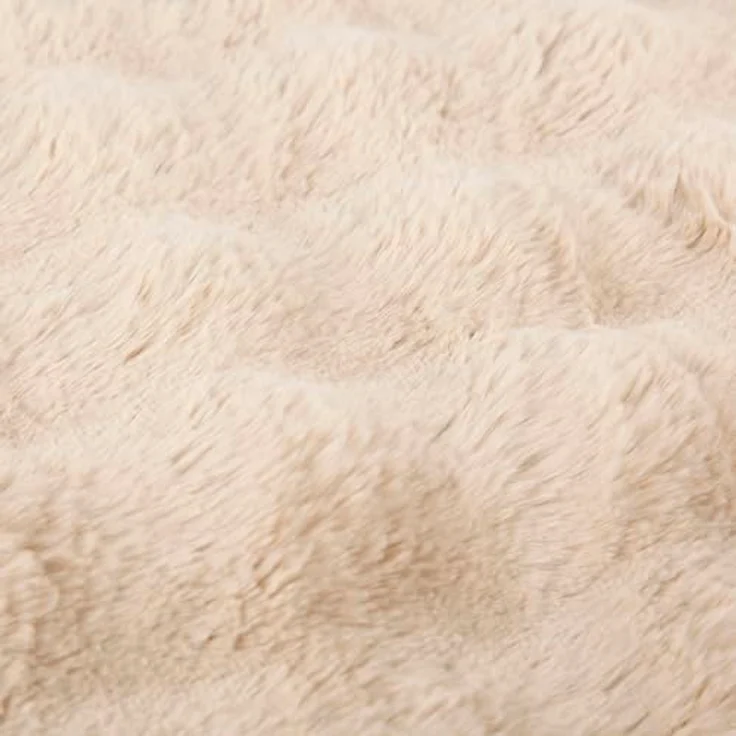 Scruffs Alpine Hundebett Champagne, 90x70 cm, mit weichem Kaninchenfellimitat und tief gepolsterten Wänden – Bild 4
