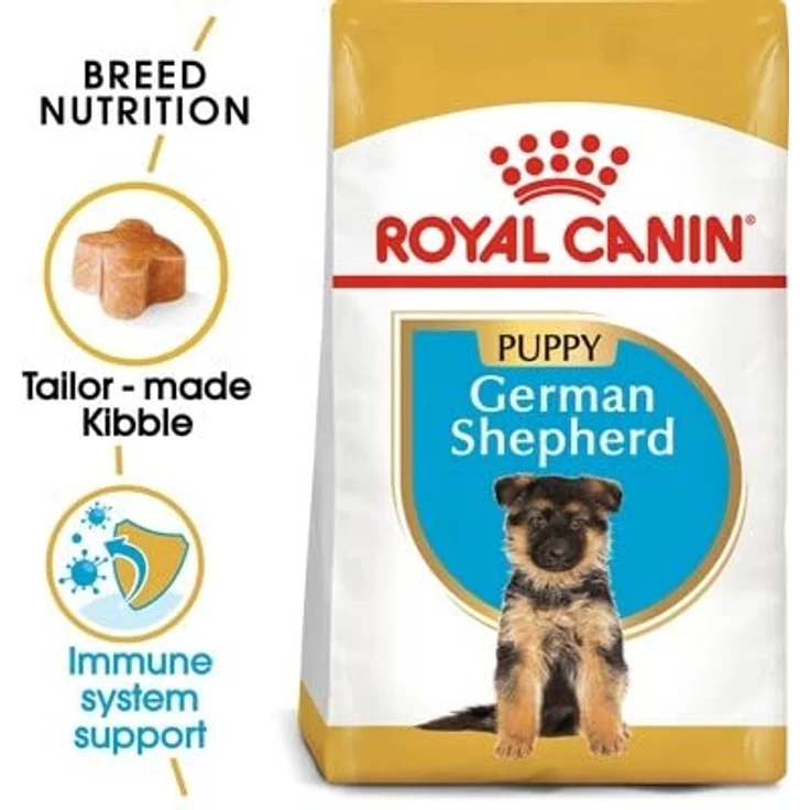 ROYAL CANIN German Shepherd Puppy, Trockenfutter für Deutsche Schäferhund Welpen, 3 kg, mit optimierter Nährstoffversorgung und speziellen Kroketten für leichtes Kauen – Bild 2