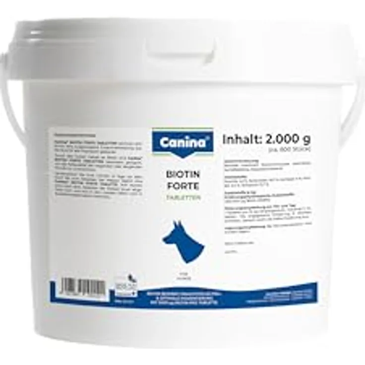 Canina Biotin Forte Tabletten, 2 kg für gesundes Fell, starke Krallen und optimale Hautpflege