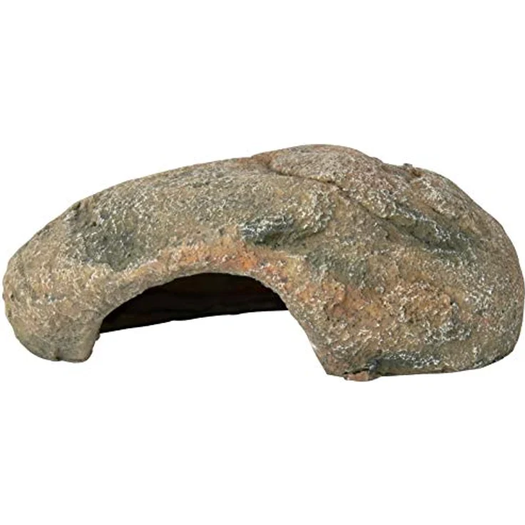 Trixie 76190 Reptilienhöhle aus Polyesterharz, 17 × 7 × 10 cm, natürliche Steppenfels-Dekoration, leicht zu reinigen – Bild 5