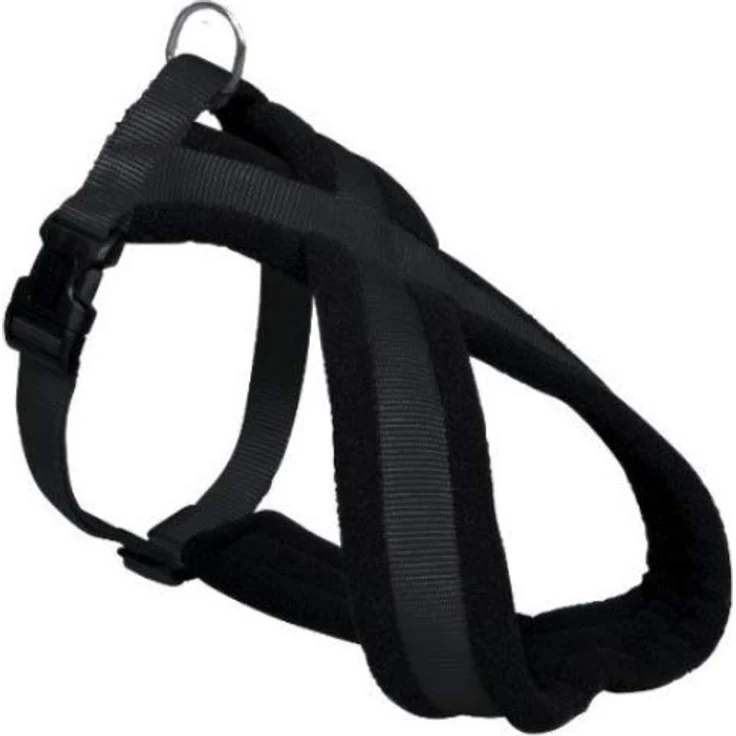 TRIXIE Premium Touren-Geschirr L–XL, brustverstellbar 70–110 cm, schwarz, mit Vliespolsterung für große Hunde, 204201 – Bild 4