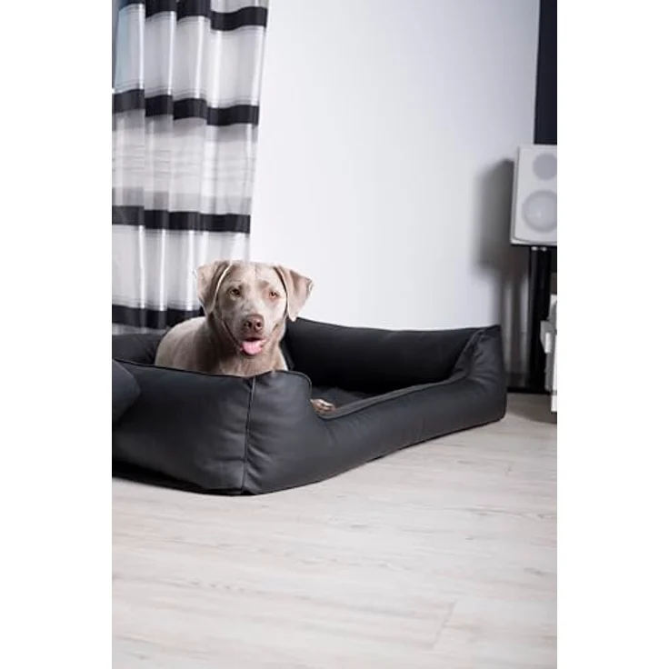 Lebon Hundebett Bruno 100 x 75 cm schwarz – Bild 4