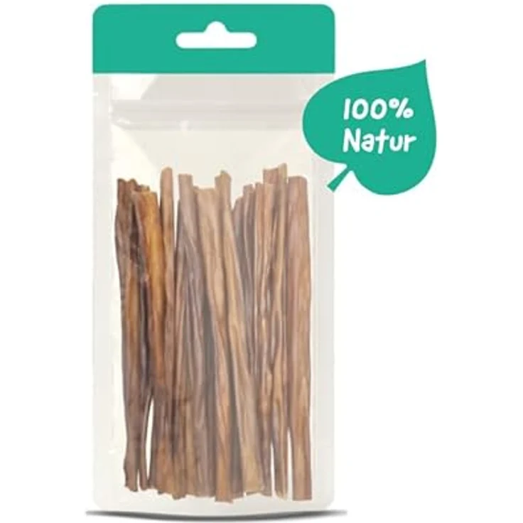 Carnello Welpenspaghetti, getreidefreier Hundesnack für kleine Hunde, 8 x 30g, unterstützend für die Darmflora, mit natürlichen Zutaten, wiederverschließbarer Beutel – Bild 3