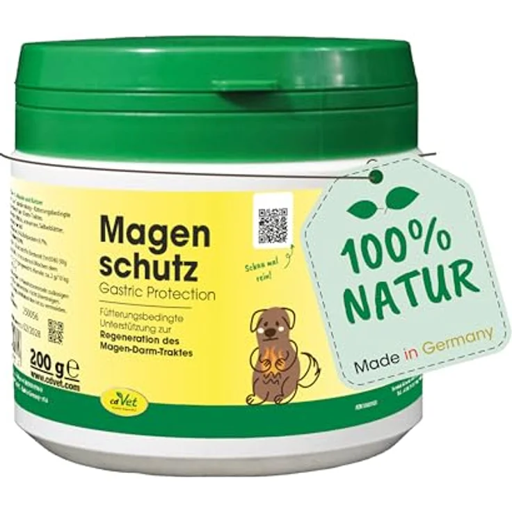 cdVet Magenschutz 200 g, Fütterungsbedingte Unterstützung zur Regeneration des Magen-Darm-Traktes – Bild 1