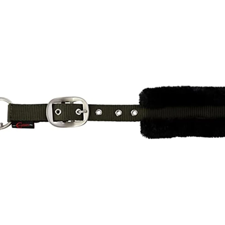 Kerbl Cordano Halfter, Oliv, Größe Voll, aus verschleißfestem Material mit verstellbarem Nasen- und Genickriemen, 50 Stück – Bild 4