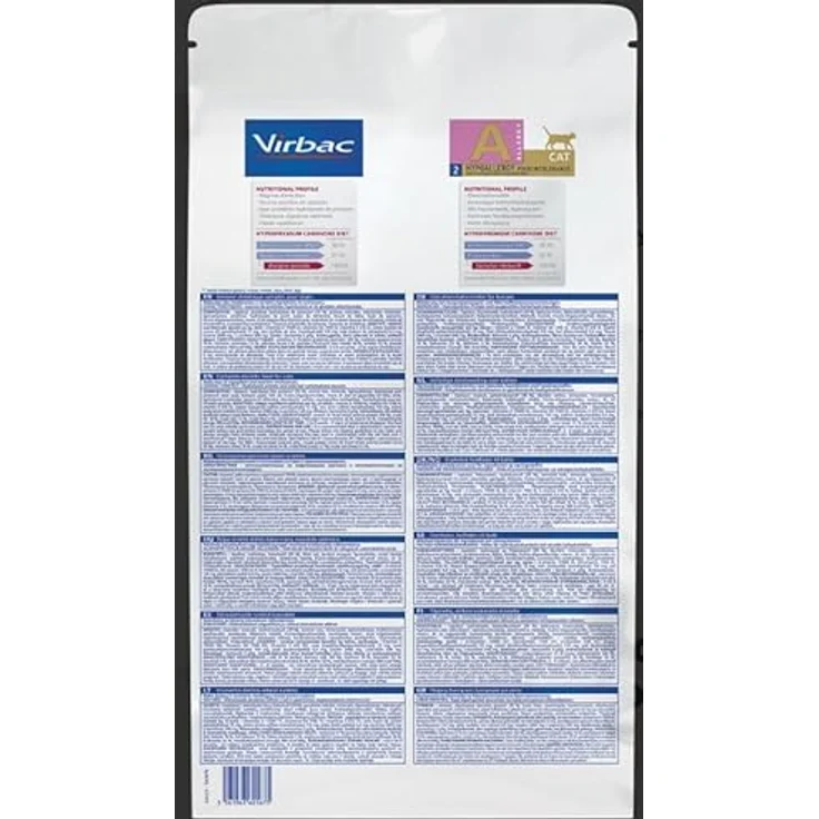Virbac CROQUETTES Veterinary HPM CAT A2 Allergy, Hypoallergenes Trockenfutter mit hydrolysiertem Lachsprotein, 3 kg – Bild 2