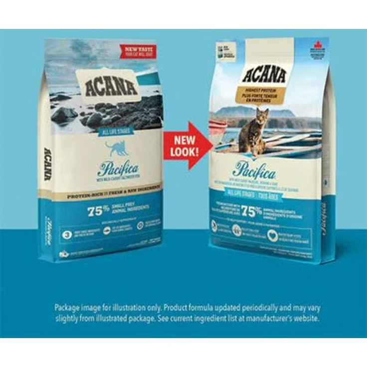 Acana Pacifica Cat & Kitten, Katzen-Trockenfutter mit frischem Vollfleisch, 1,8 kg, hergestellt in Kanada – Bild 4