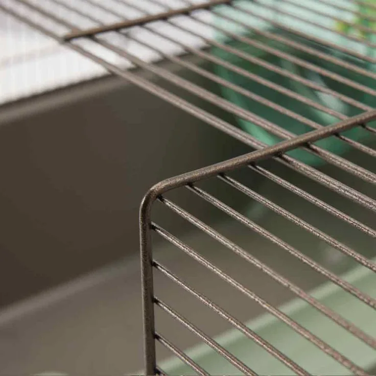 Nobby Hamsterkäfig Duncan, 67 x 49 x 36,5 cm, braun mit robustem Kunststoff und großem Zubehör