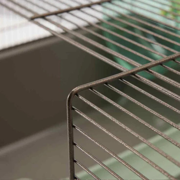 Nobby Hamsterkäfig Duncan, 67 x 49 x 36,5 cm, braun mit robustem Kunststoff und großem Zubehör