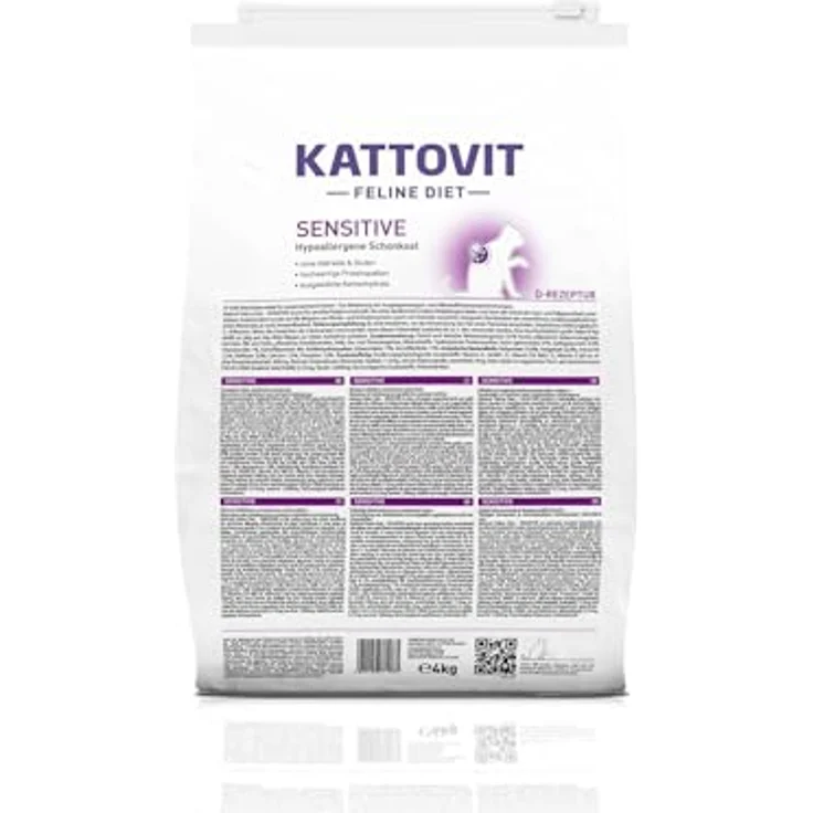 Kattovit Feline Diet Sensitive 4 kg, Trockenfutter für sensible Katzen, glutenfrei und getreidefrei, unterstützt Haut- und Fellgesundheit – Bild 2
