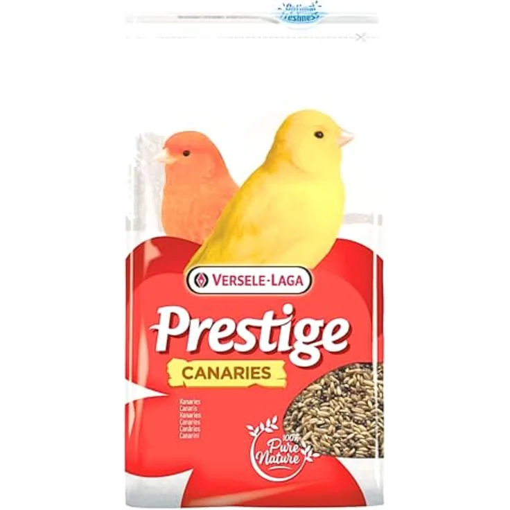 Versele-Laga Kanarienfutter Sport 1 kg, hochwertige Saatenmischung mit 53% Kanariensaat, inkl. Hafer, Raps und Leinsamen