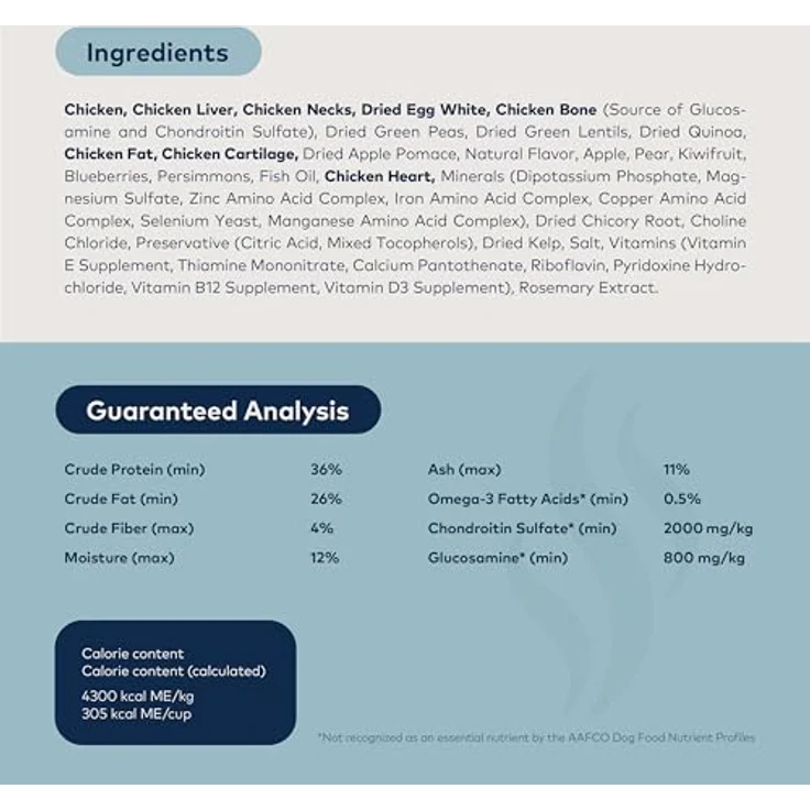 ZIWI Peak Steam & Dried Hundefutter, Käfigfreies Huhn mit Obstgartenfrüchten, 3,2 kg – proteinreich, getreidefrei, für empfindliche Mägen – Bild 4
