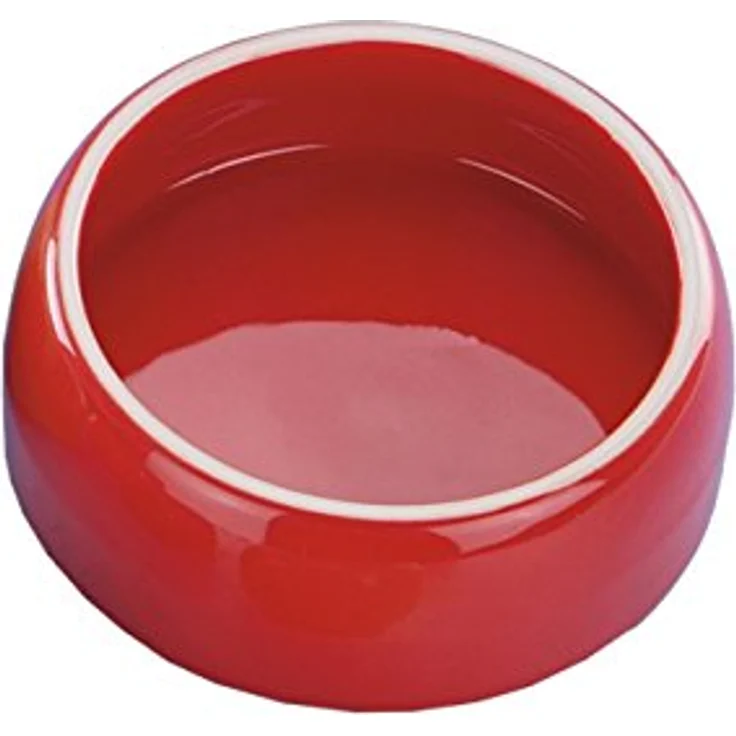 Nobby Keramik Futtertrog, rot 500 ml, 1 Stück – Bild 1