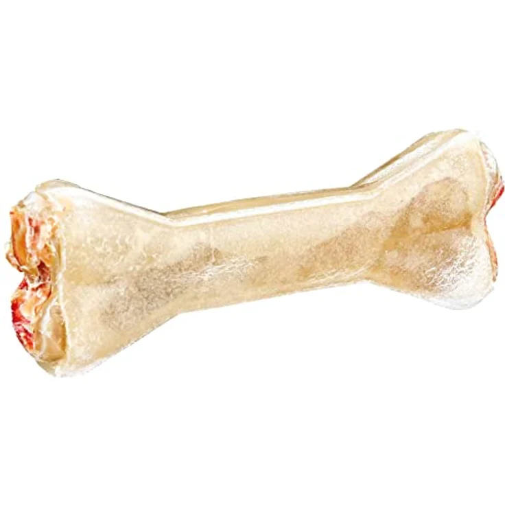 Trixie TRIX Kauknochen Salamigeschmack, 12 cm, 2 Stück, 140 g, ohne Zucker, mit Pansenfüllung für langanhaltendes Kauvergnügen