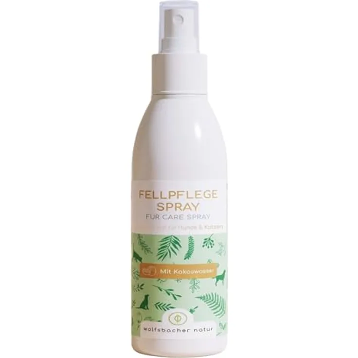 Wolfsbacher Entfilzungsspray für Hunde & Katzen, Natürliche Kämmhilfe mit Kokosduft, 200ml