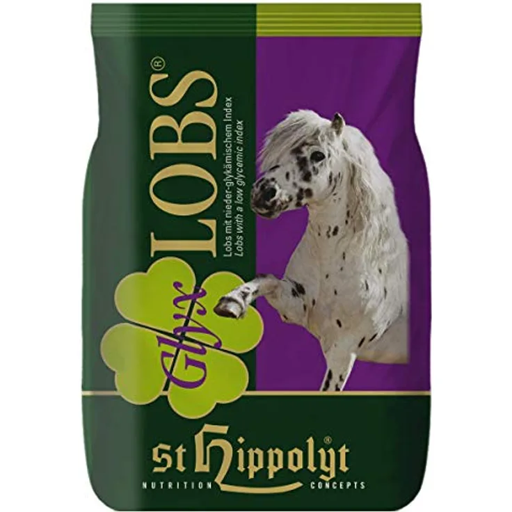 St. Hippolyt Lobs, Ergänzungsfuttermittel für Pferde mit Obst & Gemüse, 1 kg in praktischer Würfelform