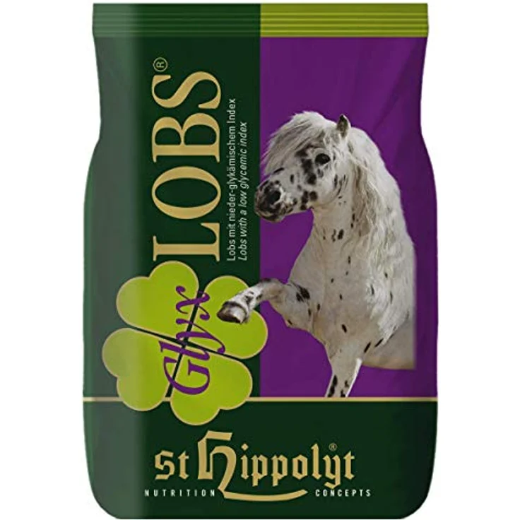 St. Hippolyt Lobs, Ergänzungsfuttermittel für Pferde mit Obst & Gemüse, 1 kg in praktischer Würfelform