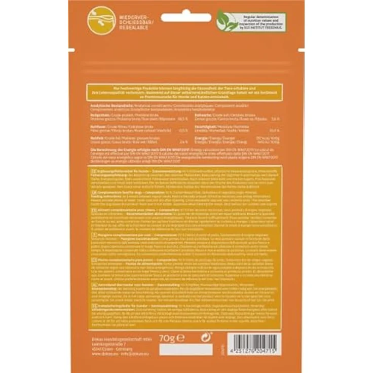 Dokas Hühnerbrust getrocknet, fettarmer Hundesnack aus 100% Hühnerbrustfilet, 70g – Bild 4