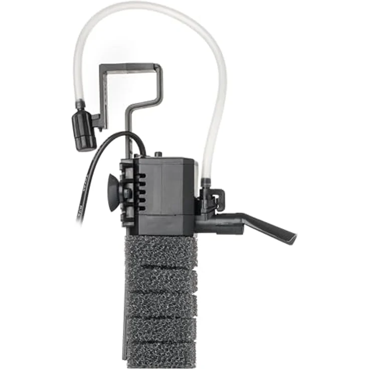 Aquael PAT mini, Innenfilter für Aquarien bis 120L, 400 L/h Durchfluss, 4W Energieverbrauch, mit Leistungsregler und Belüftungsrohr – Bild 3