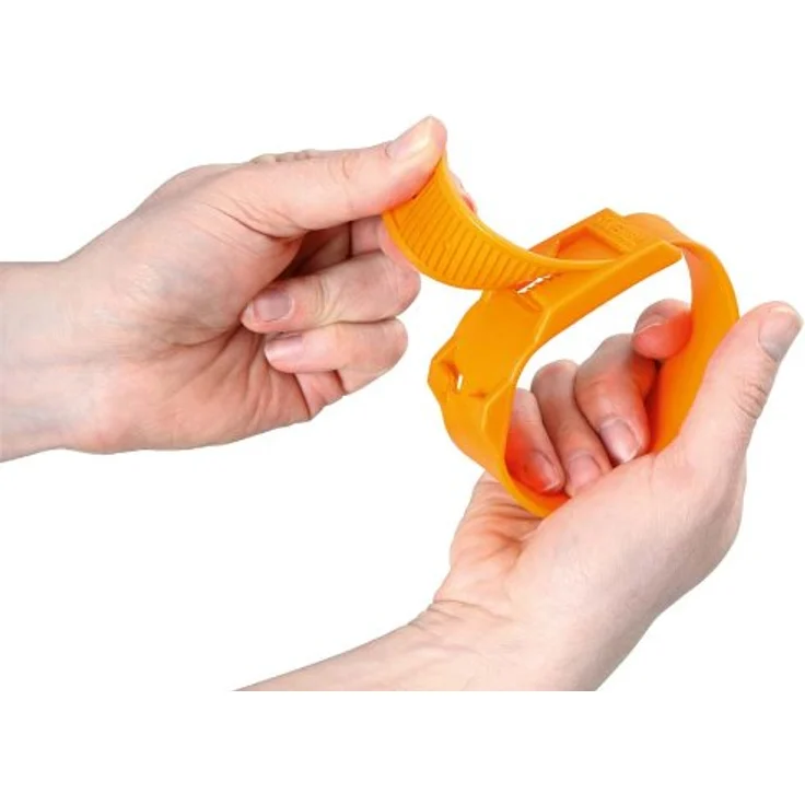 Kerbl Fesselband, Kunststoff orange, 10 Stück im Pack – Bild 1