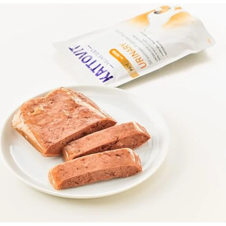 KATTOVIT Urinary Nassfutter für Katzen, Diätfutter für Harnwegserkrankungen, 10 x 85 g Paté Huhn – Bild 3