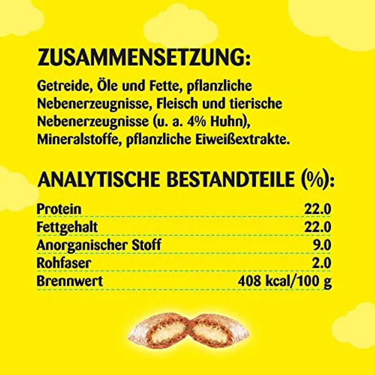 Dreamies Katzensnack Klassik Huhn, Sparpaket 6 x 60 g, knusprig und cremig-weich, mit Vitaminen, ohne künstliche Aromen – Bild 6