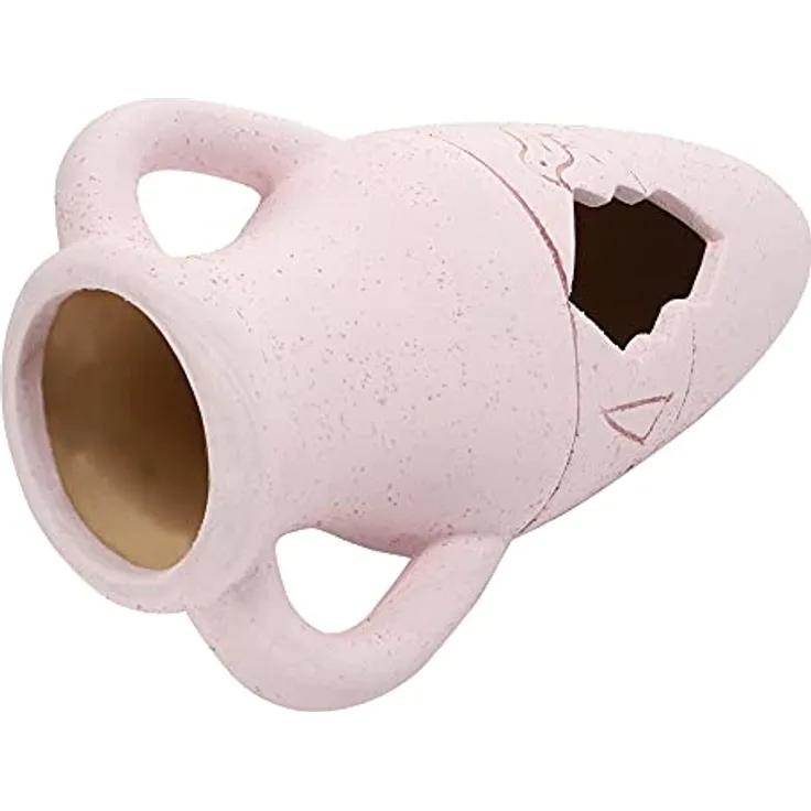 HOBBY Aquariendeko Amphore sand L, natürliche Aquariendekoration aus Sand, 28 cm