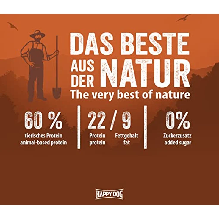 Happy Dog NaturCroq Rind und Reis, 4kg Hunde-Trockenfutter mit proteinreichem Rind und verträglichem Reis – Bild 3