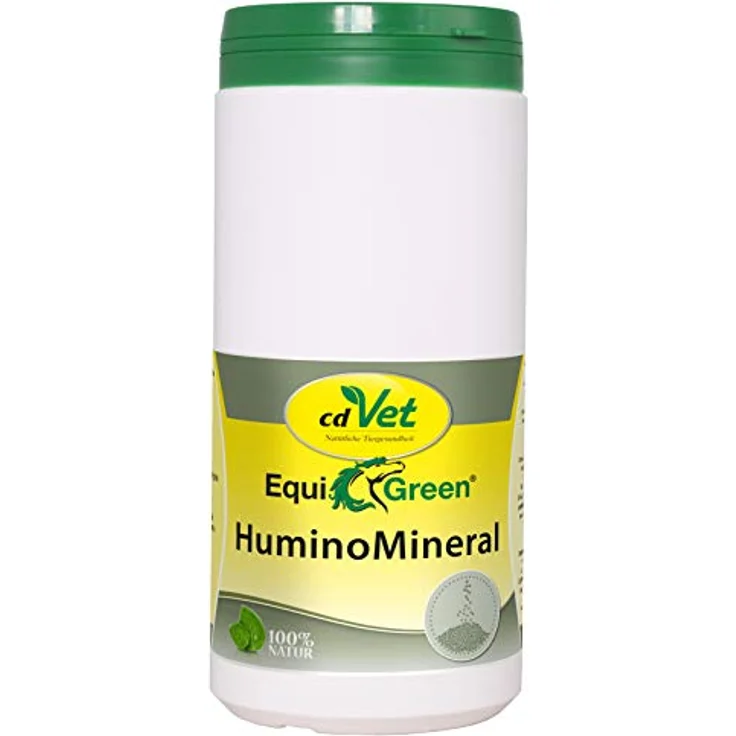 cdVet EquiGreen HuminoMineral 1kg - Natürliches Mineralfutter für Pferde mit HuminoMin-Komplex zur Regulation des Säure-Basenhaushaltes – Bild 1
