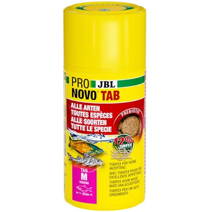 JBL PRONOVO TAB, Futtertabletten für Aquarienfische von 1-20 cm, naturbelassene Zutaten, hohe Akzeptanz, 100 ml – Bild 1