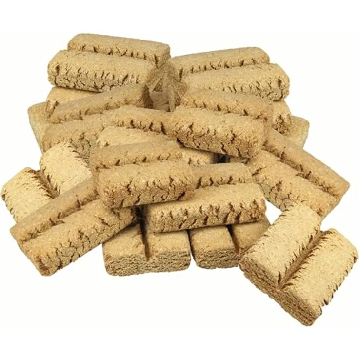 Schecker Hundekuchen, extraharte Hundekekse mit würzigem Geschmack zur Zahnreinigung, 1 kg (3er Pack)
